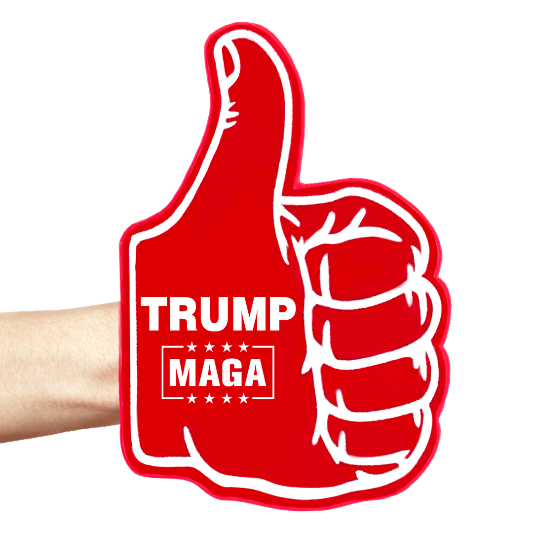 Trump Thumbs Up Giant Foam Prop maga trump