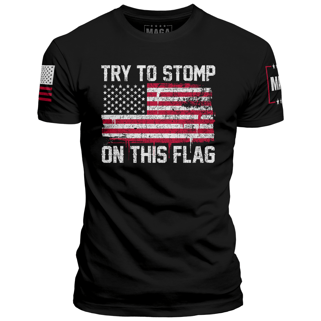 Try To Stomp On This Flag maga trump