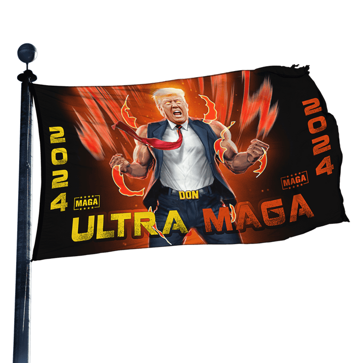 Ultra MAGA Flag - Double Sided maga trump