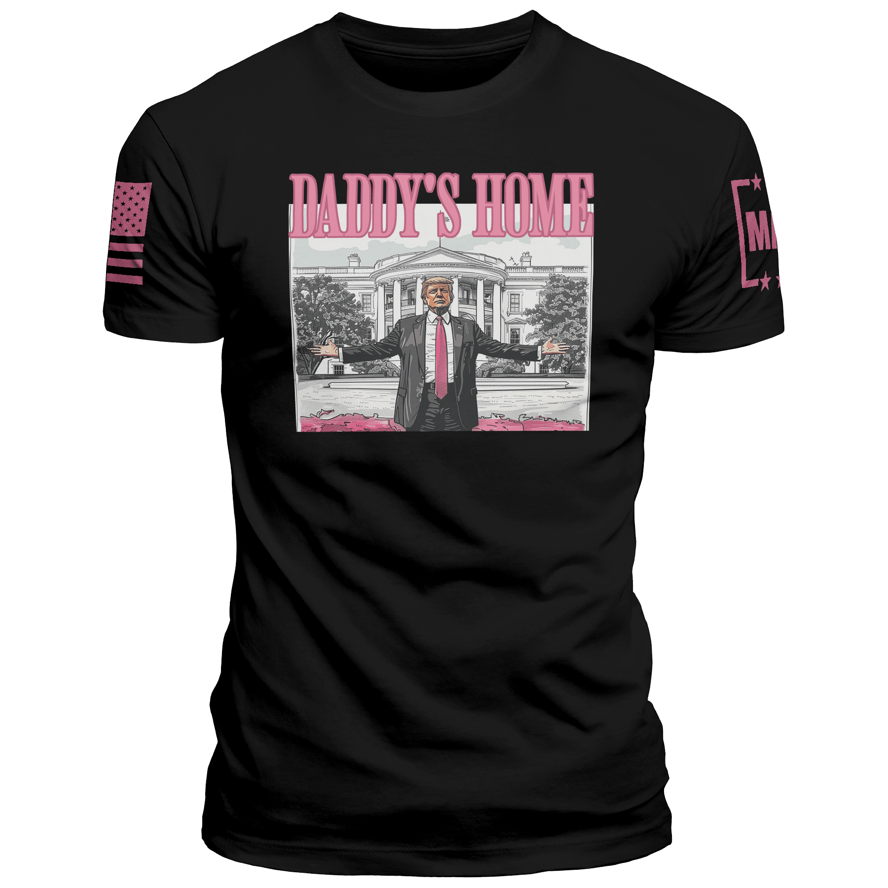 Unisex Shirt / Black / XS Daddy's Home 2 maga trump