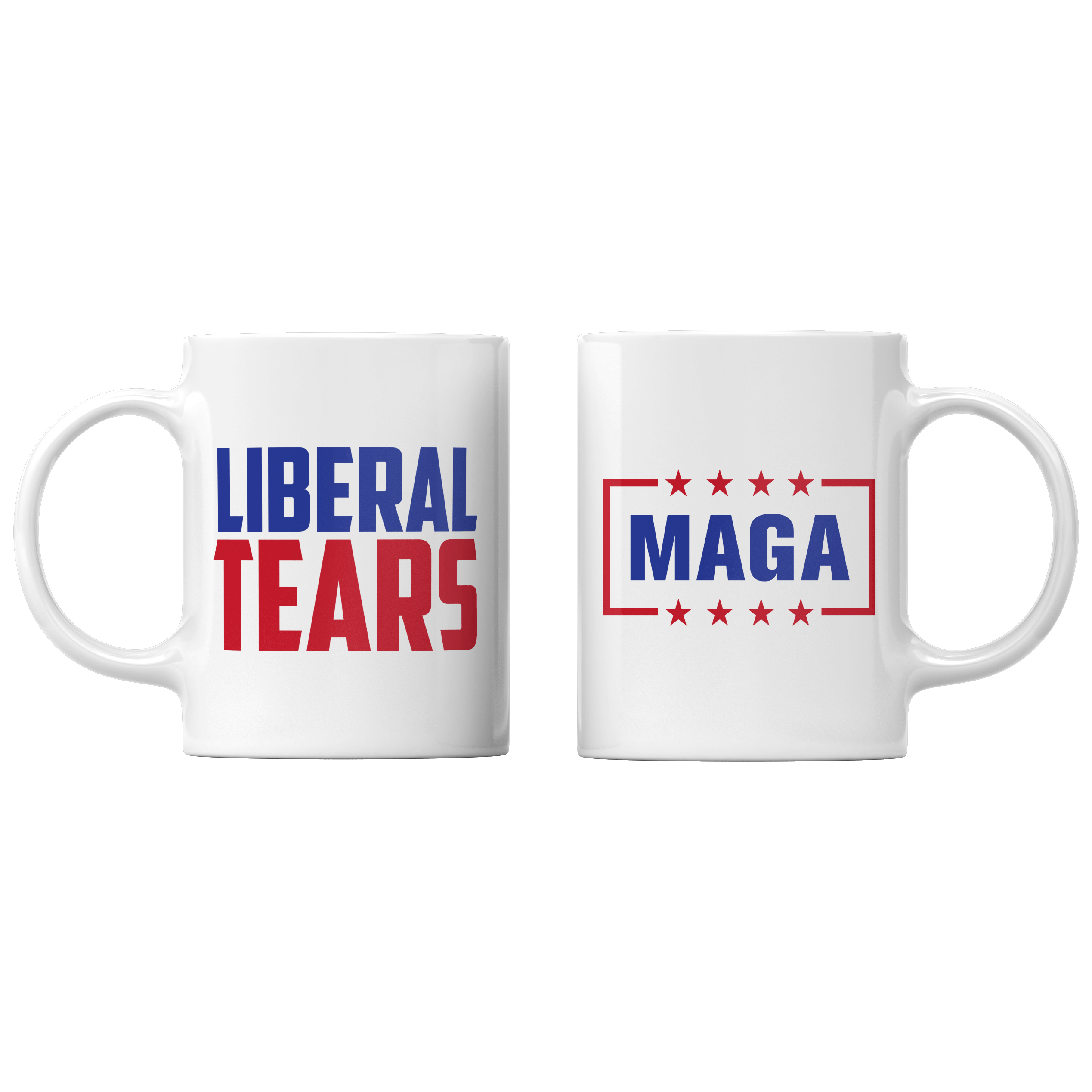 White Liberal Tears Coffee Mug maga trump