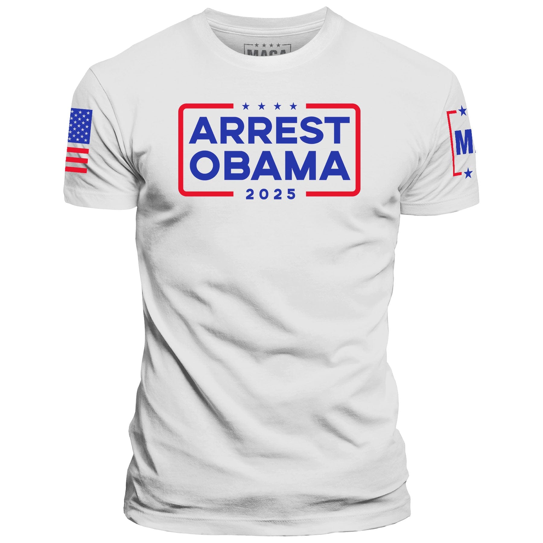 White / S Arrest Obama - No One is Above The Law maga trump