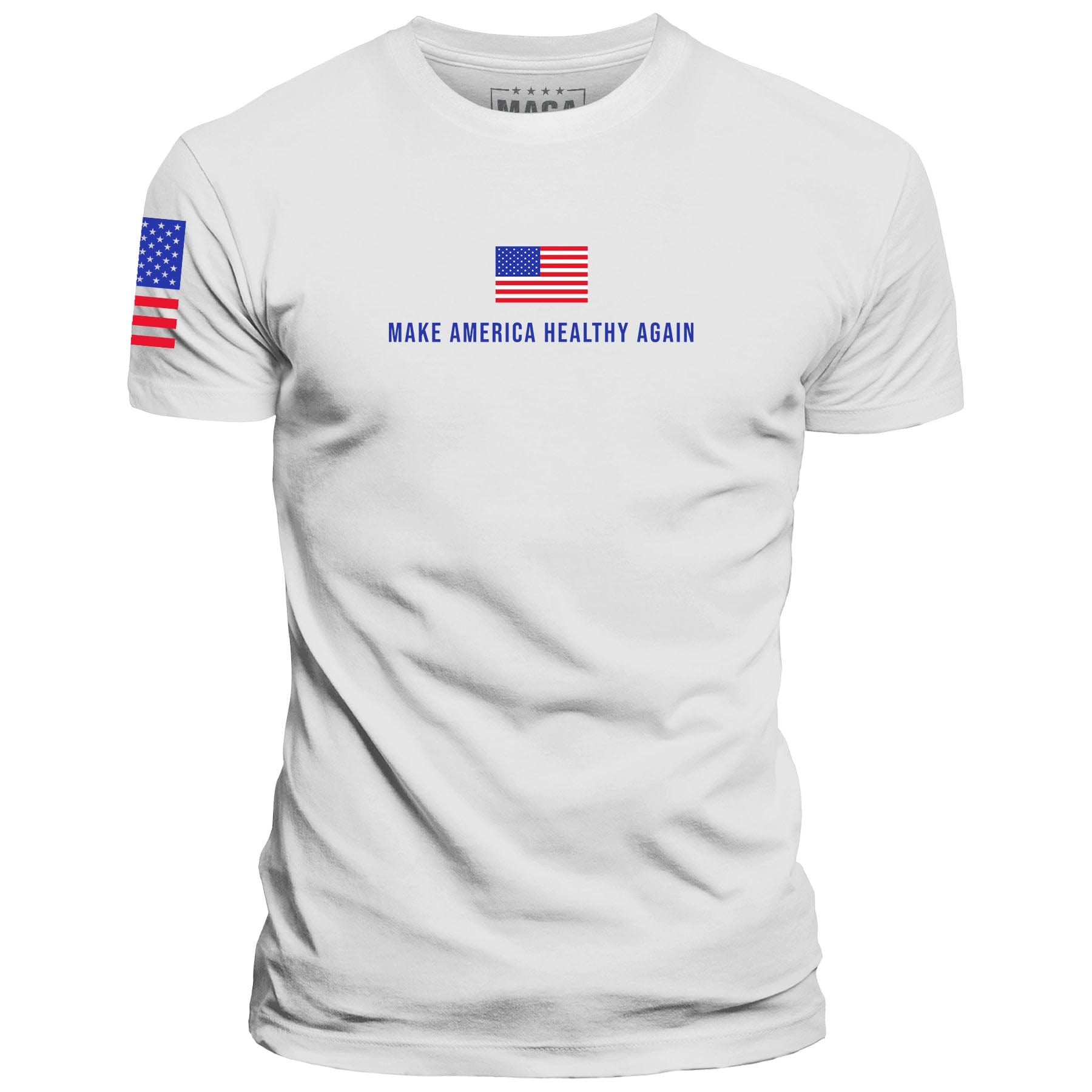 White / S Make America Healthy Again maga trump