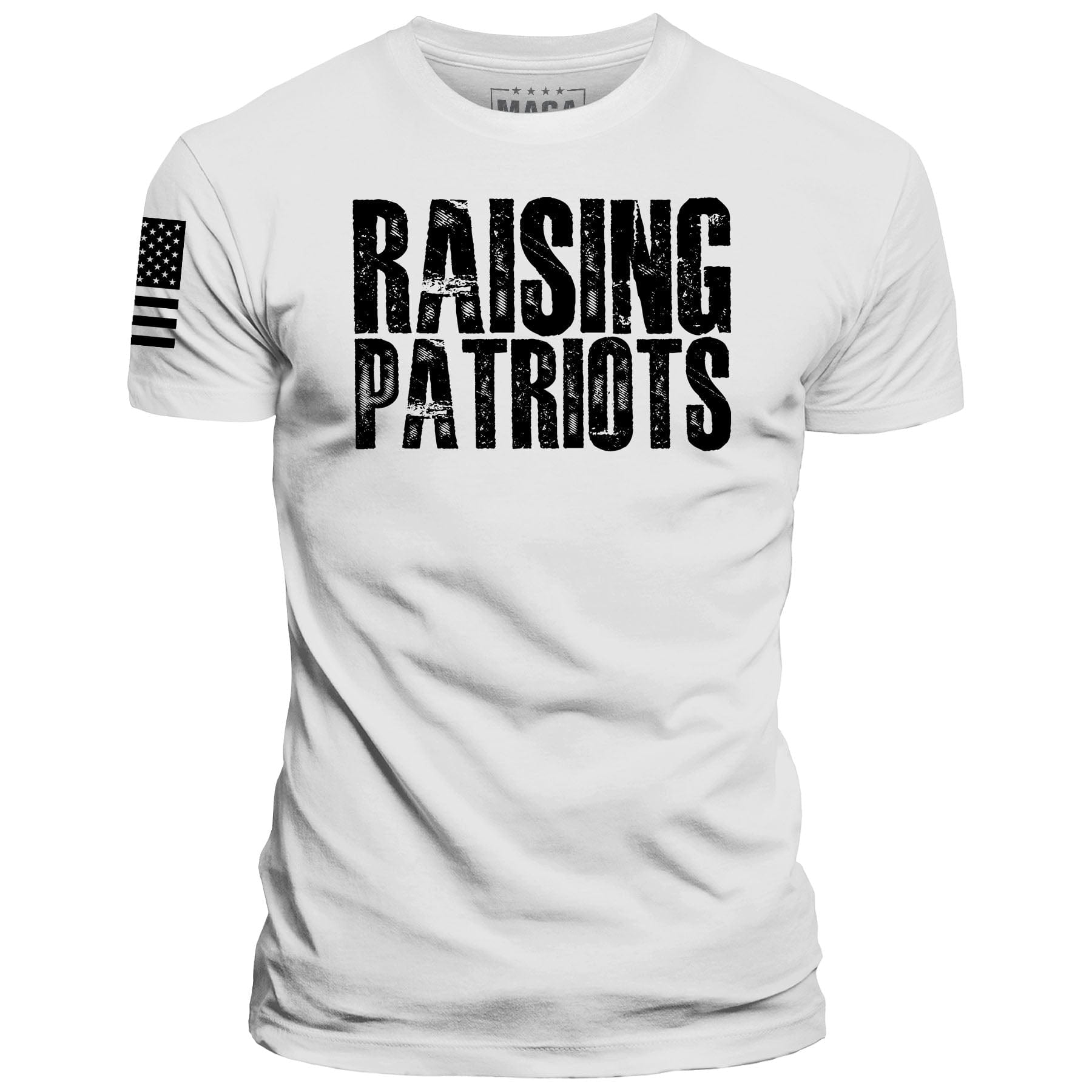 White / S Raising Patriots maga trump