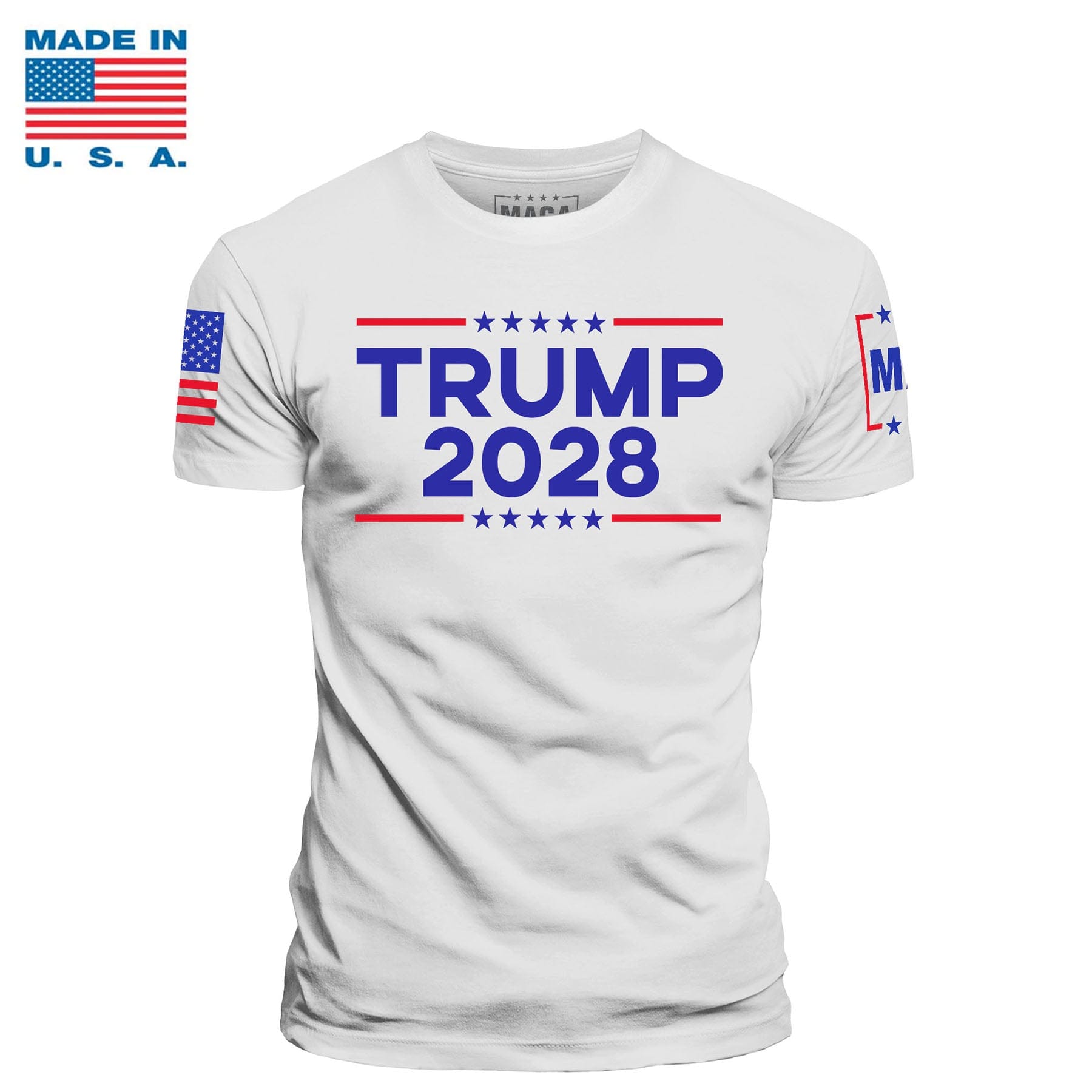 White / S Trump 2028 Made in the USA maga trump