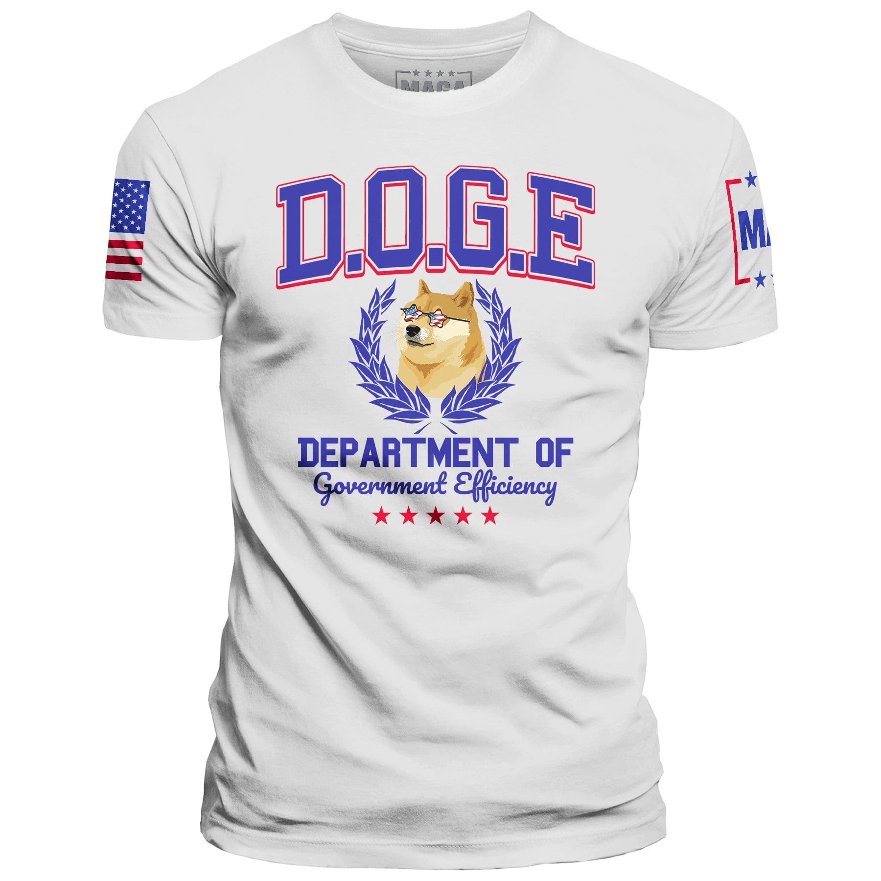 White / XS D.O.G.E Dog maga trump
