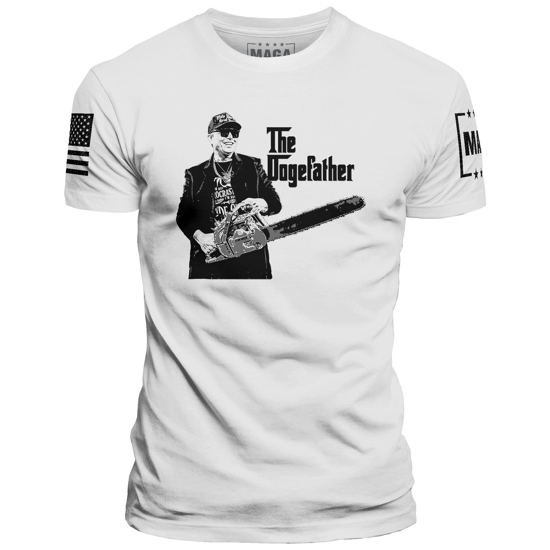 White / XS The Dogefather Elon V2 maga trump