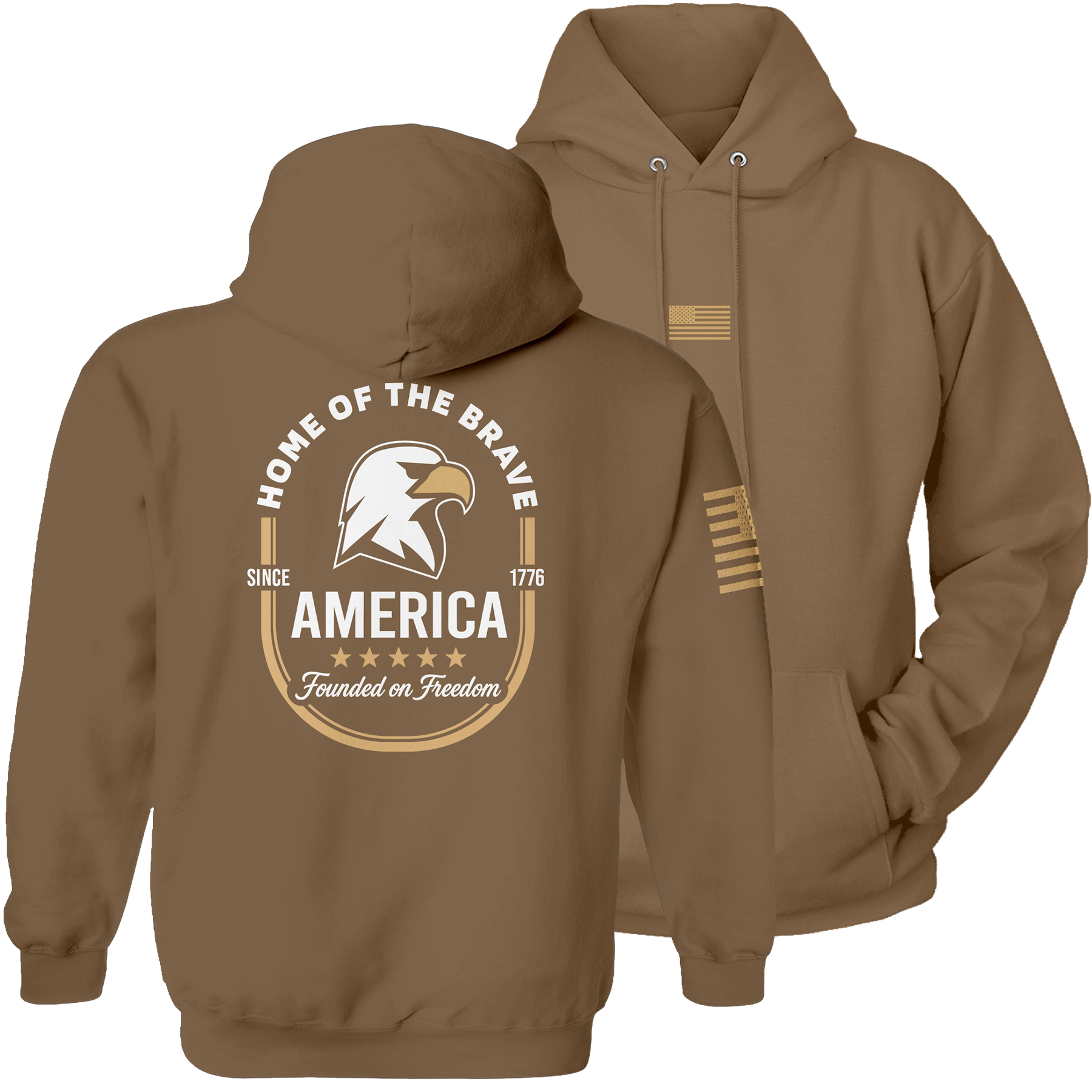Woodland / S America Founded on Freedom Hoodie | Fall Edition maga trump
