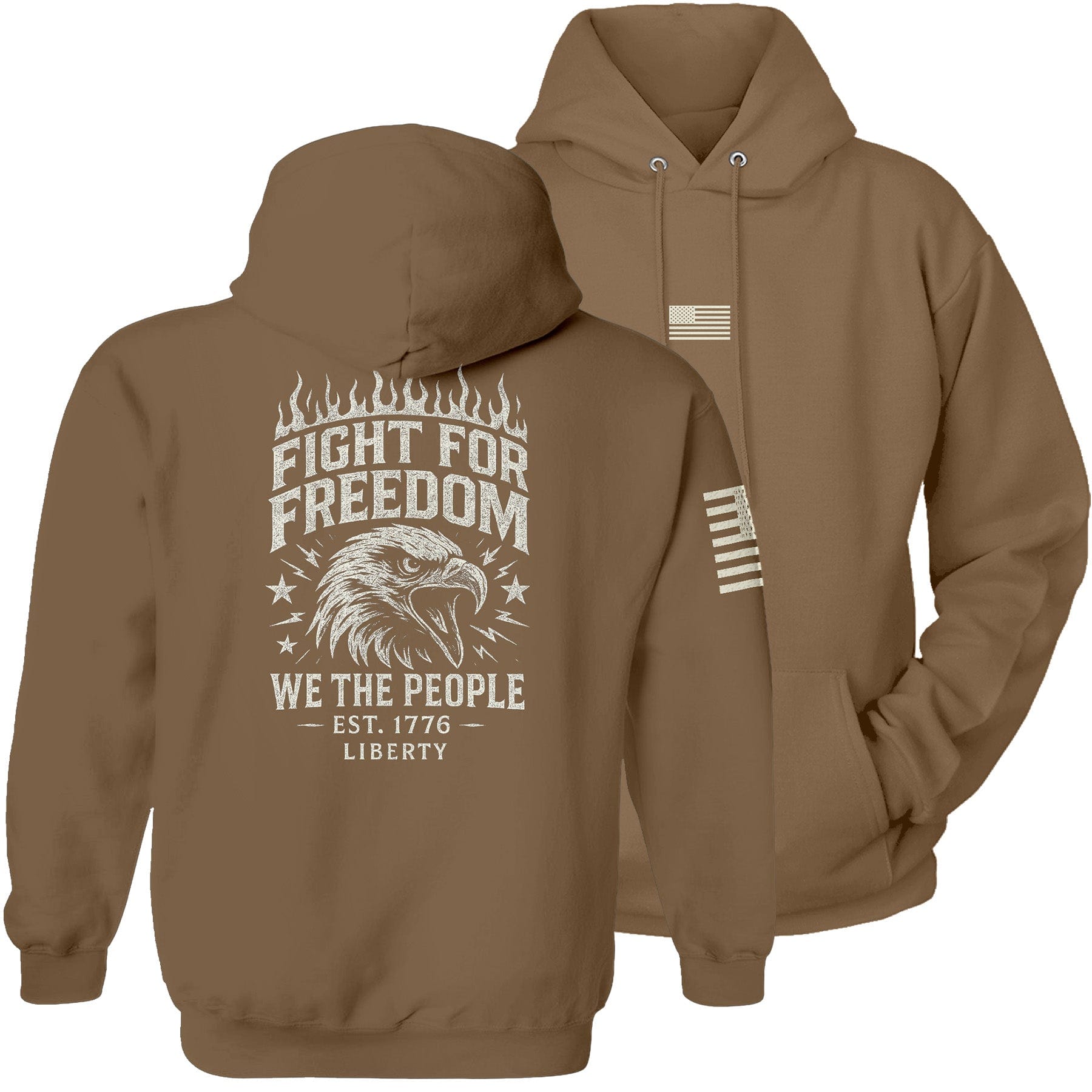 Woodland / S Fight for Freedom Hoodie maga trump