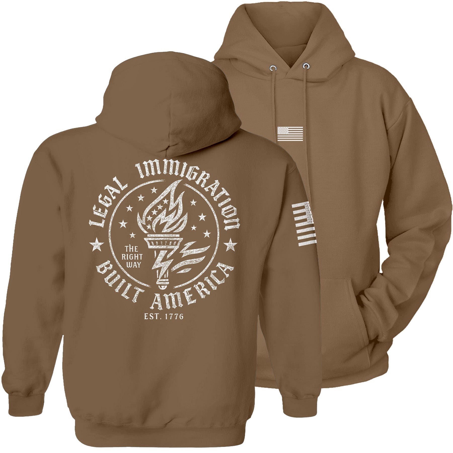 Woodland / S Legal Immigration Hoodie maga trump