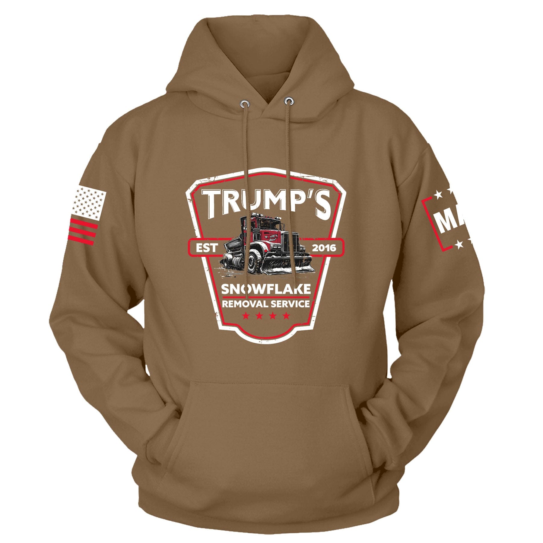 Woodland / S Trump's Snowflake Removal Hoodie | Fall Edition maga trump