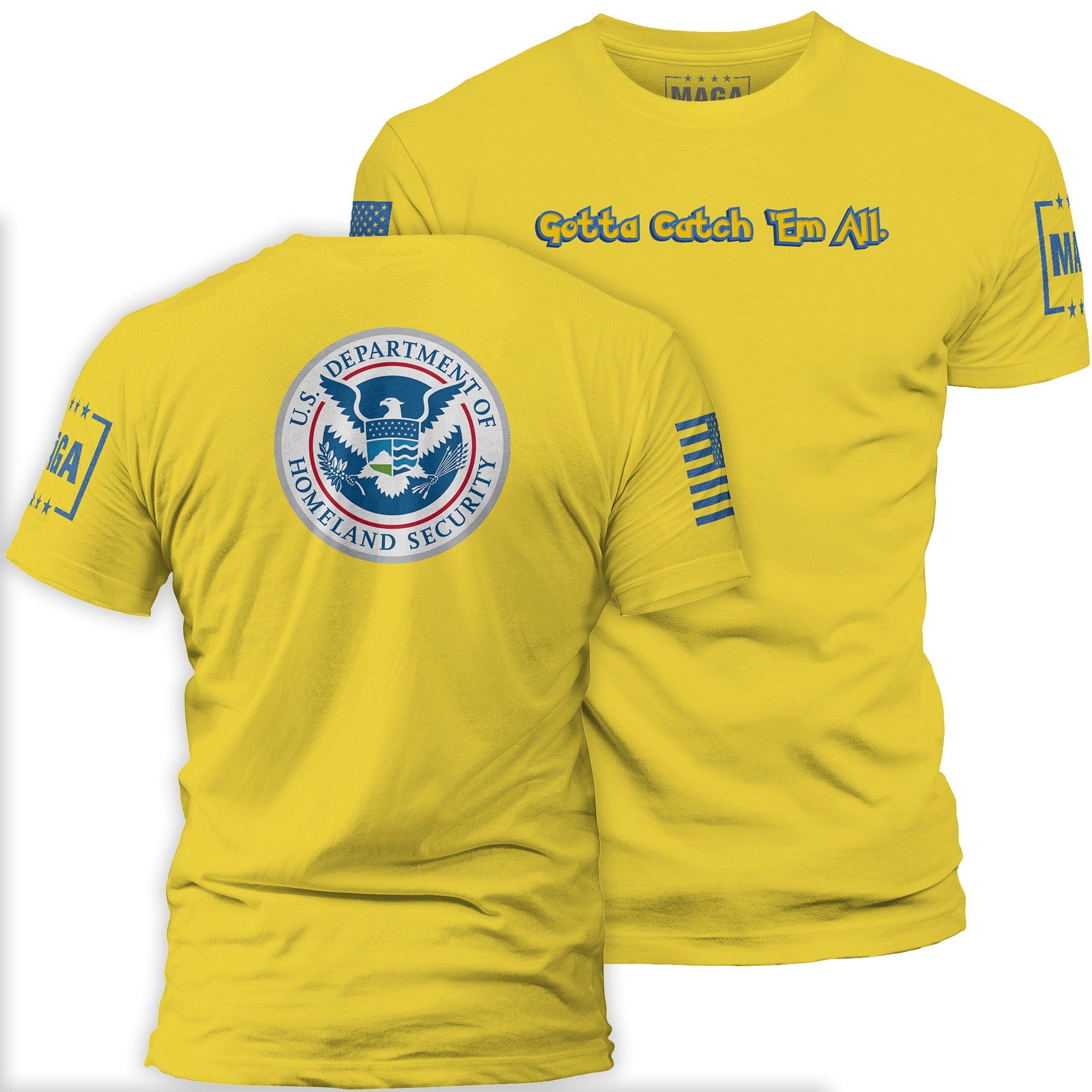 Yellow / S Gotta Catch 'Em All maga trump