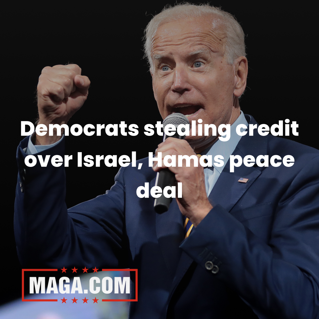 Video: Top Democrats try stealing credit from Trump over Israel, Hamas peace deal
