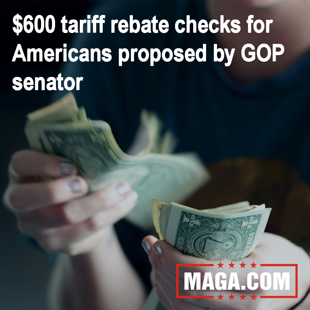 $600 tariff rebate checks for Americans proposed by GOP senator
