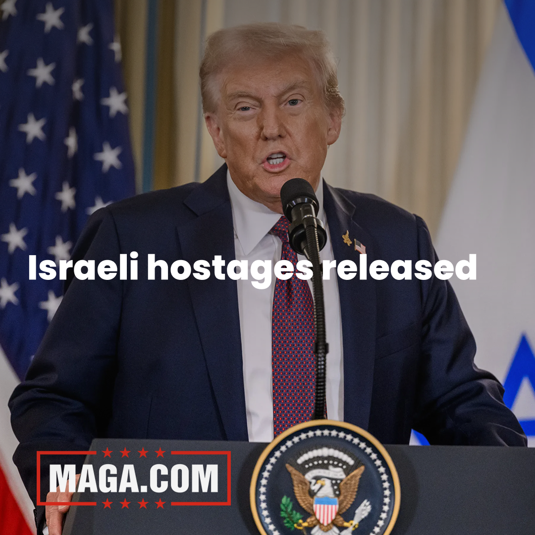 Videos/Pics: Israeli hostages released, Trump touts 'new beginning' in Middle East