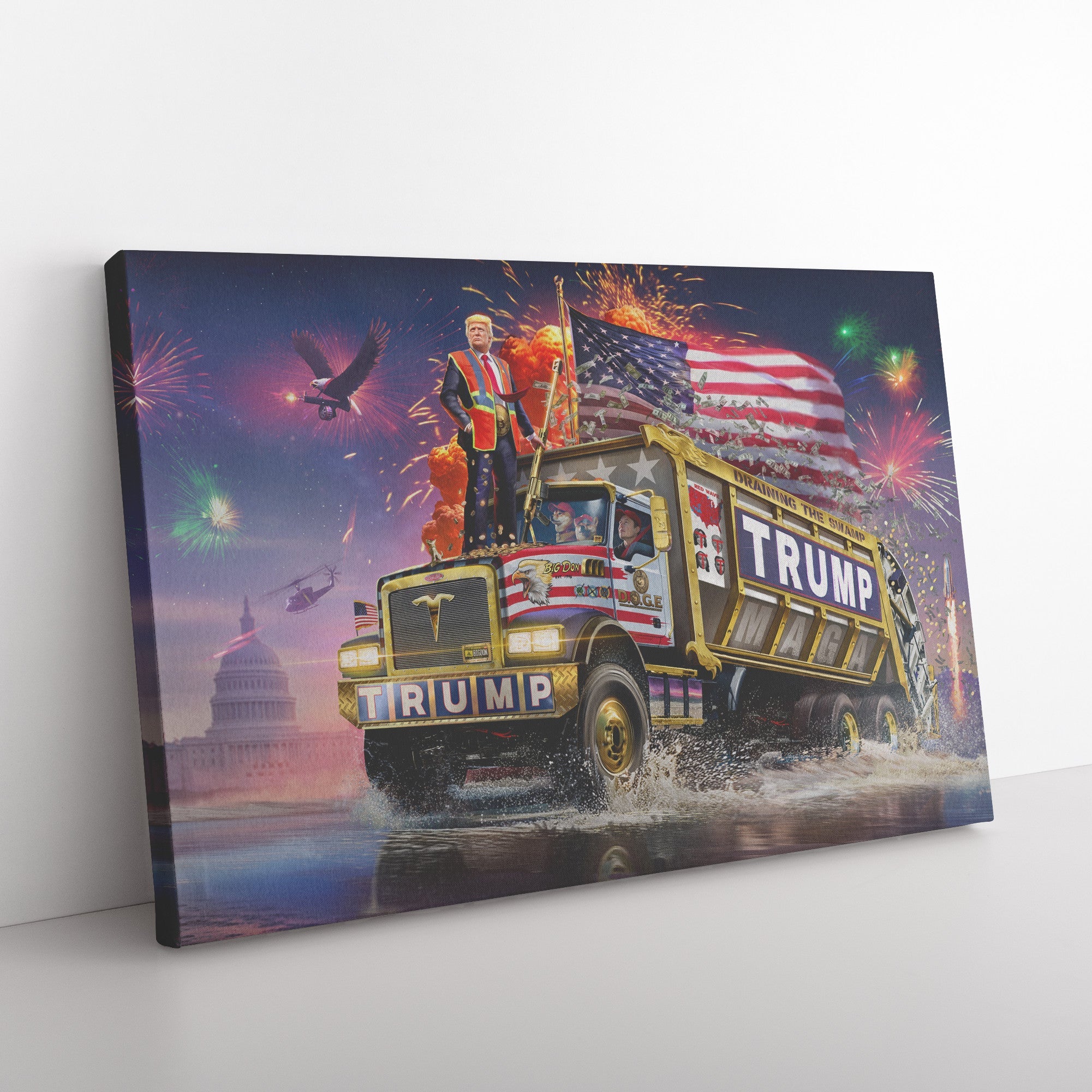 Trump DOGE Garbage Truck 2025 and Trump Tank 2016 (Re-mastered) Collection