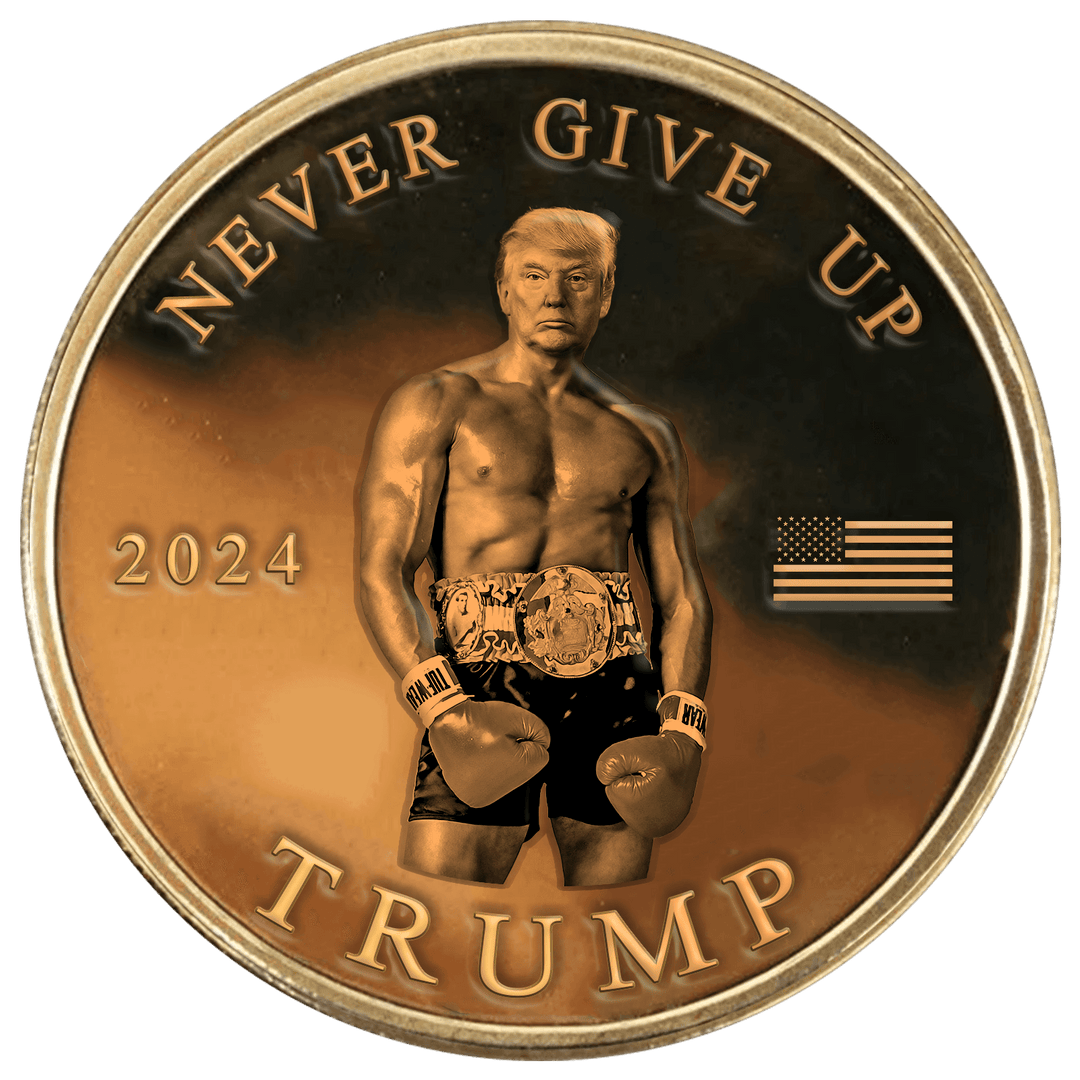 1 Coin Rocky Trump Gold Meme Coin maga trump