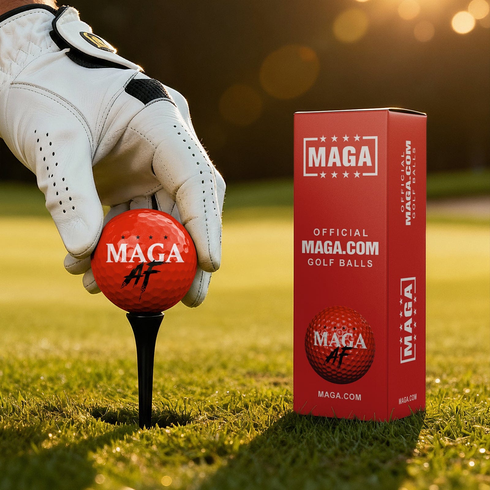 1 Sleeve MAGA AF™ Pro Golf Balls maga trump