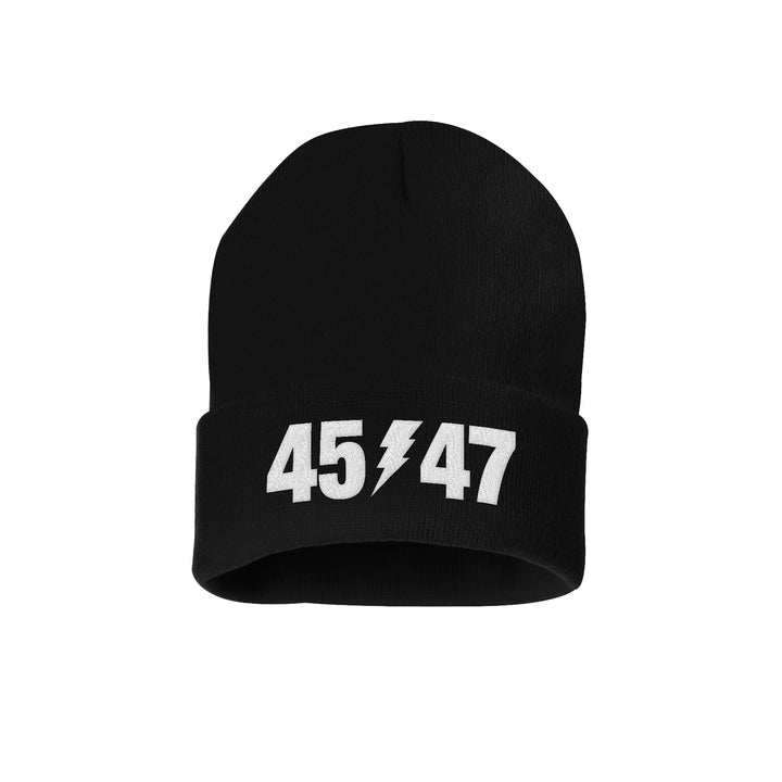 12 Inch Knit Hat / Black 45-47 Beanie maga trump