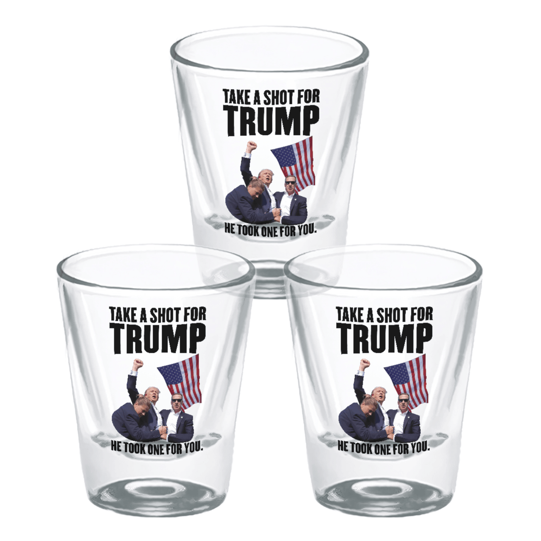 3 Pack Shot For Trump - Shot Glass maga trump