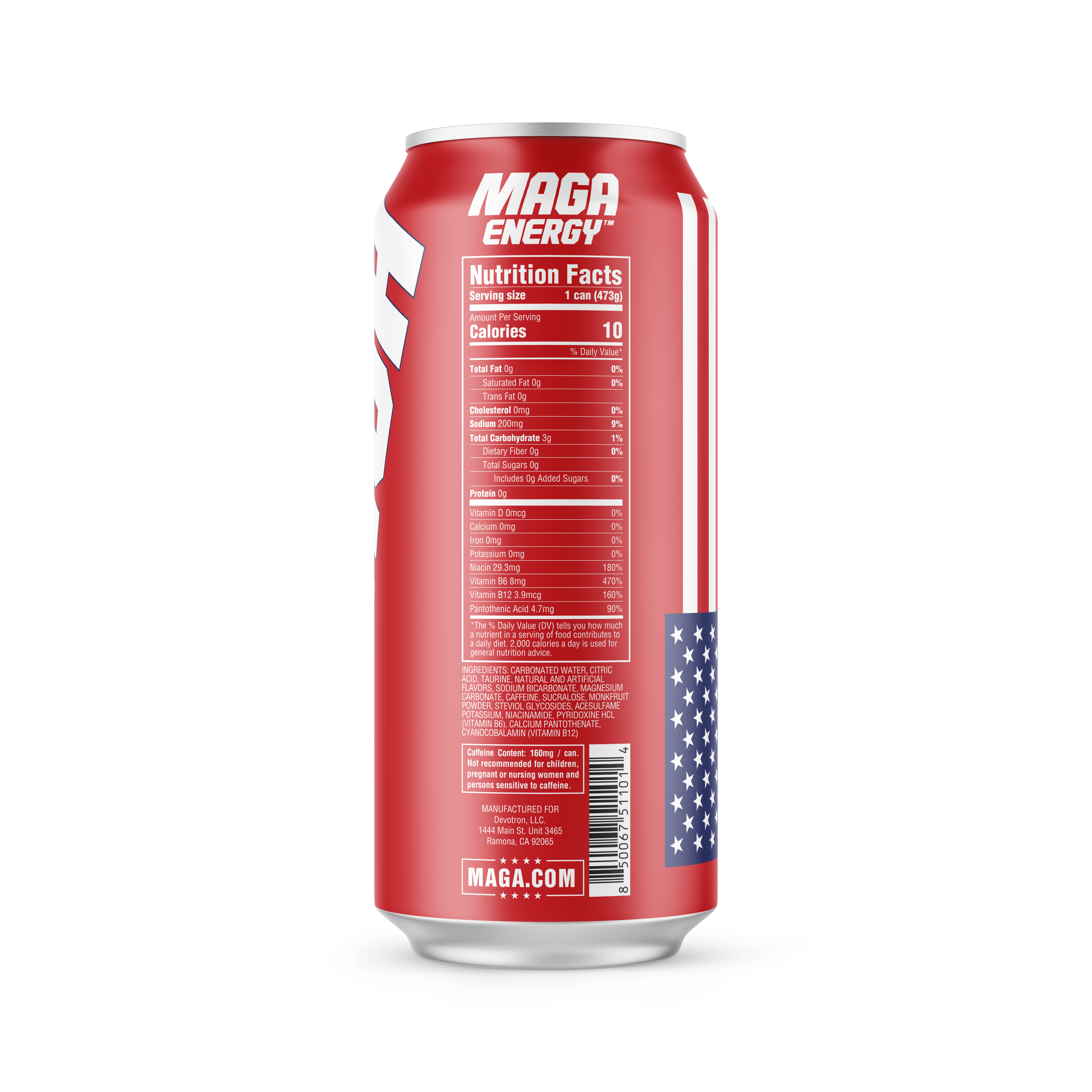 4 Pack x 16 OZ MAGA Energy™ 4pk | MAGA (Black Friday Promo) maga trump