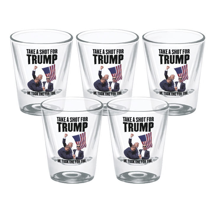 5 Pack Shot For Trump - Shot Glass maga trump