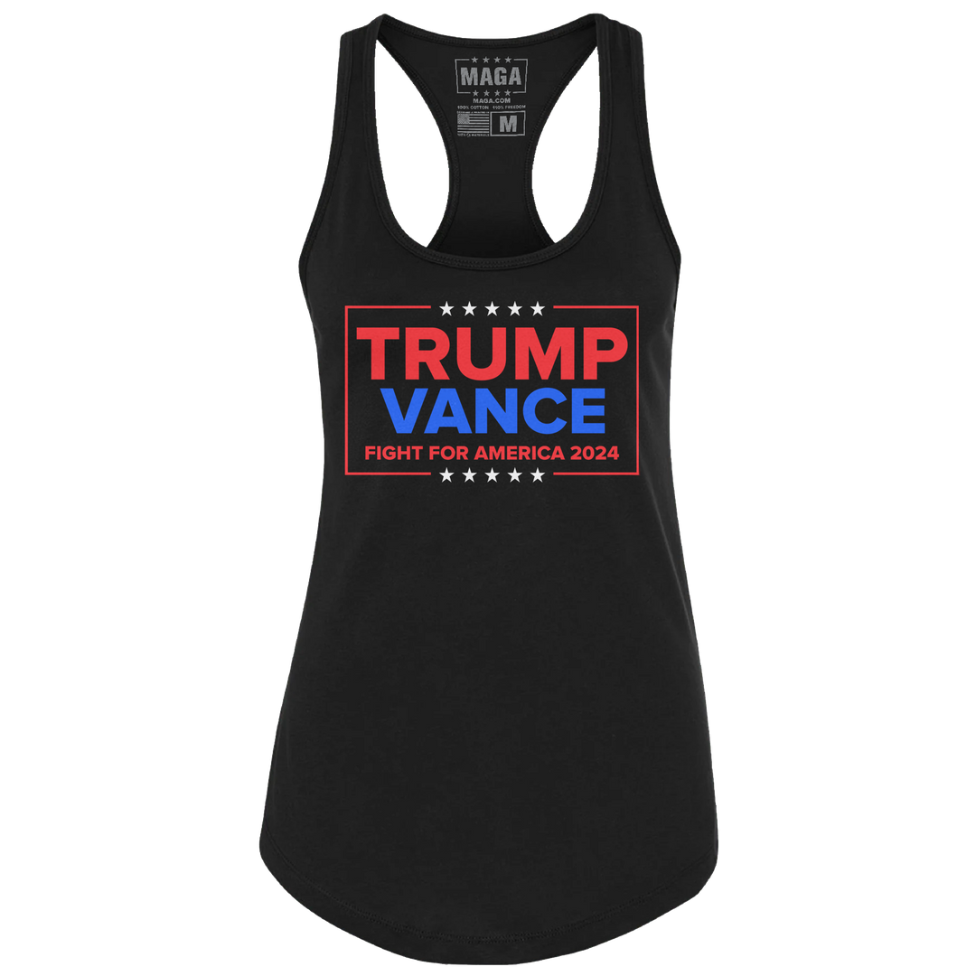 Trump Vance - Fight Racerback Tank Top