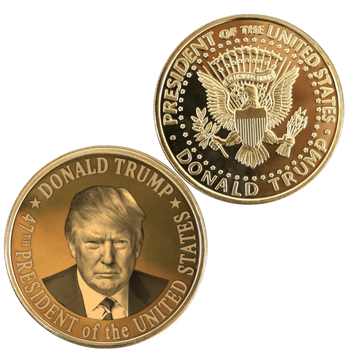 Trump 47th President Gold Coin