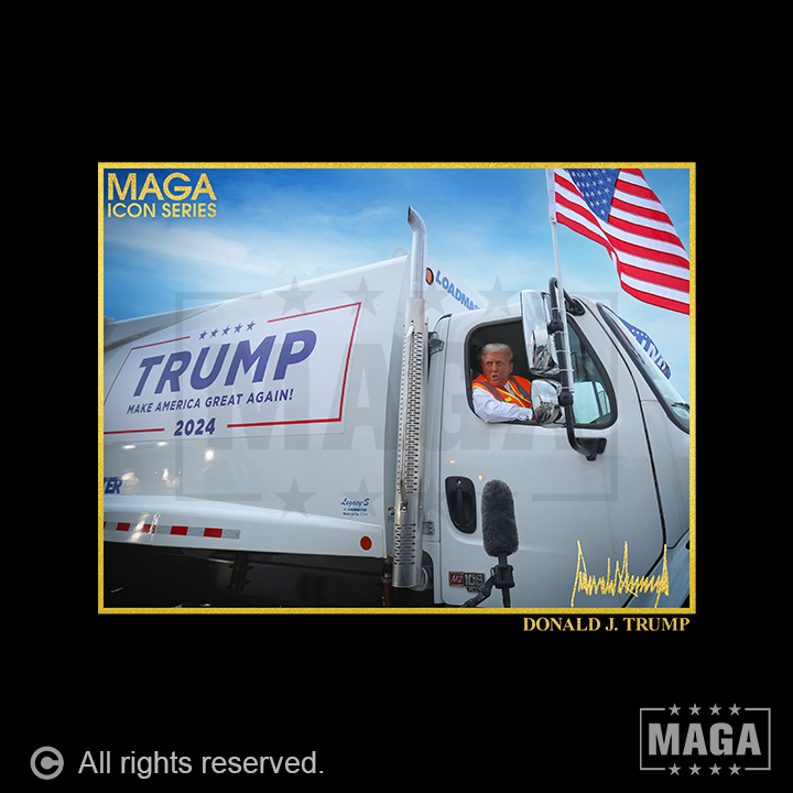 Icon Series - Trump Garbage Truck