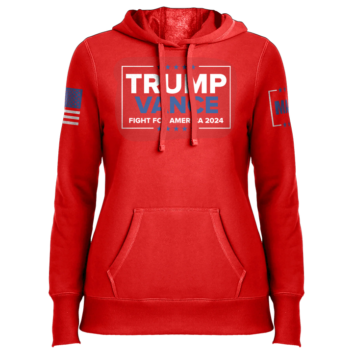 Trump Vance - Fight Ladies Hoodie