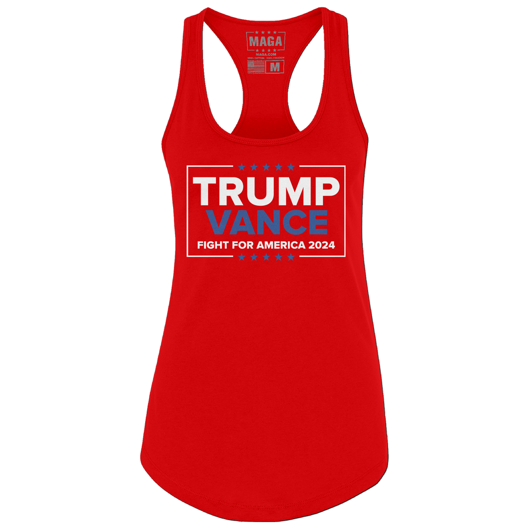 Trump Vance - Fight Racerback Tank Top