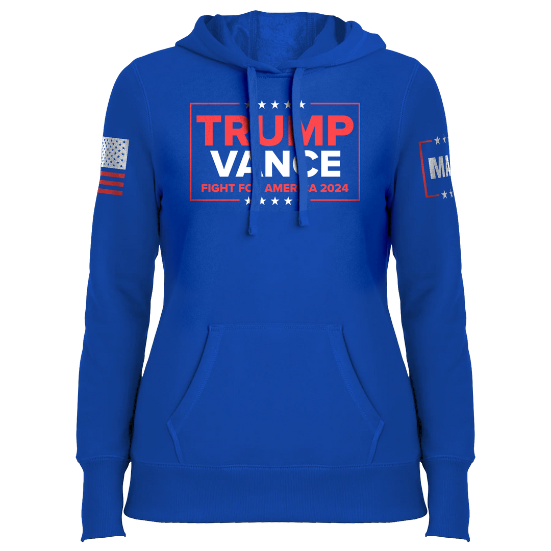 Trump Vance - Fight Ladies Hoodie