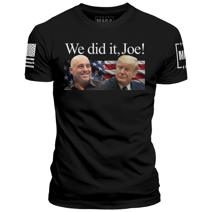 We did it, Joe