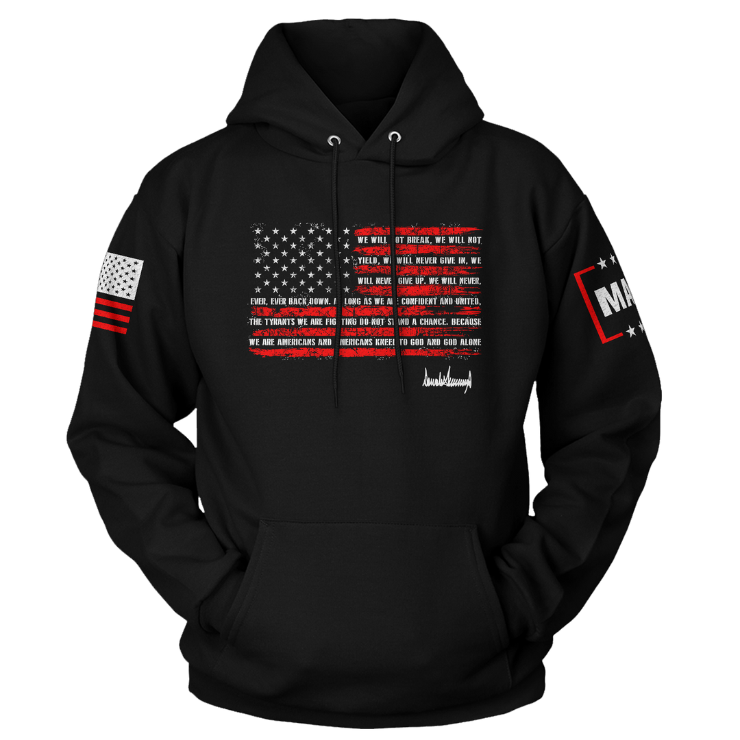 Trump Nation Proclamation Hoodie