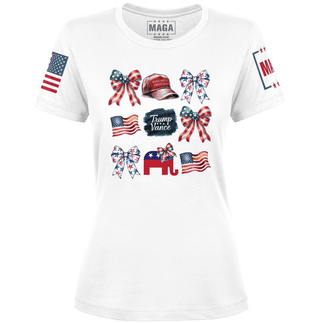 Trump Coquette Ladies Tee