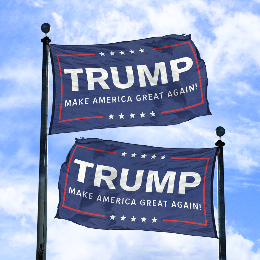 Trump: Make America Great Again Flag - Double Sided