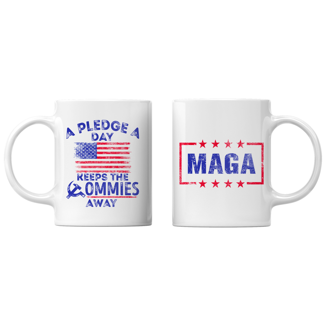 A Pledge A Day Keeps The Commies Away Mug