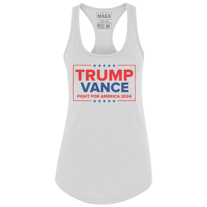 Trump Vance - Fight Racerback Tank Top