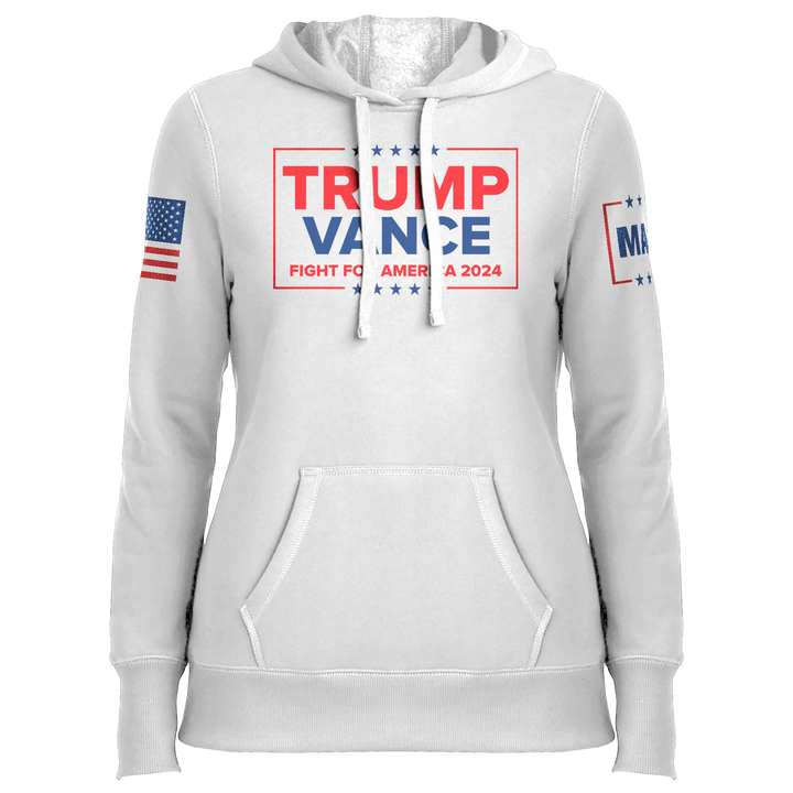 Trump Vance - Fight Ladies Hoodie