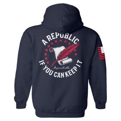 A Republic if you can keep it Hoodie maga trump