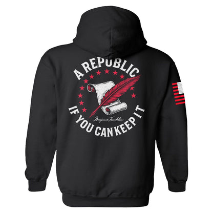 A Republic if you can keep it Hoodie maga trump
