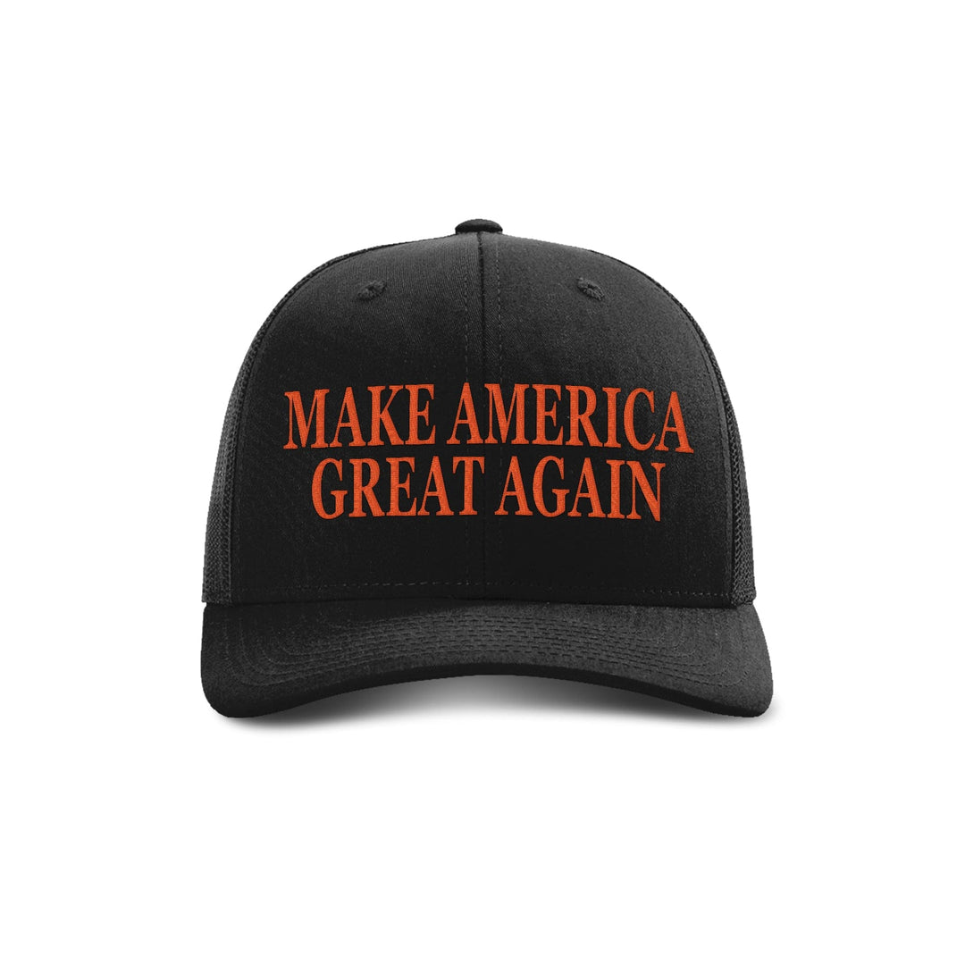 Adjustable Snapback Trucker Cap / Black Make America Great Again Halloween Hat maga trump