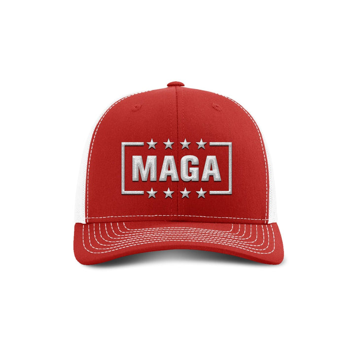 Adjustable Snapback Trucker Cap / Red/ White MAGA Hat maga trump