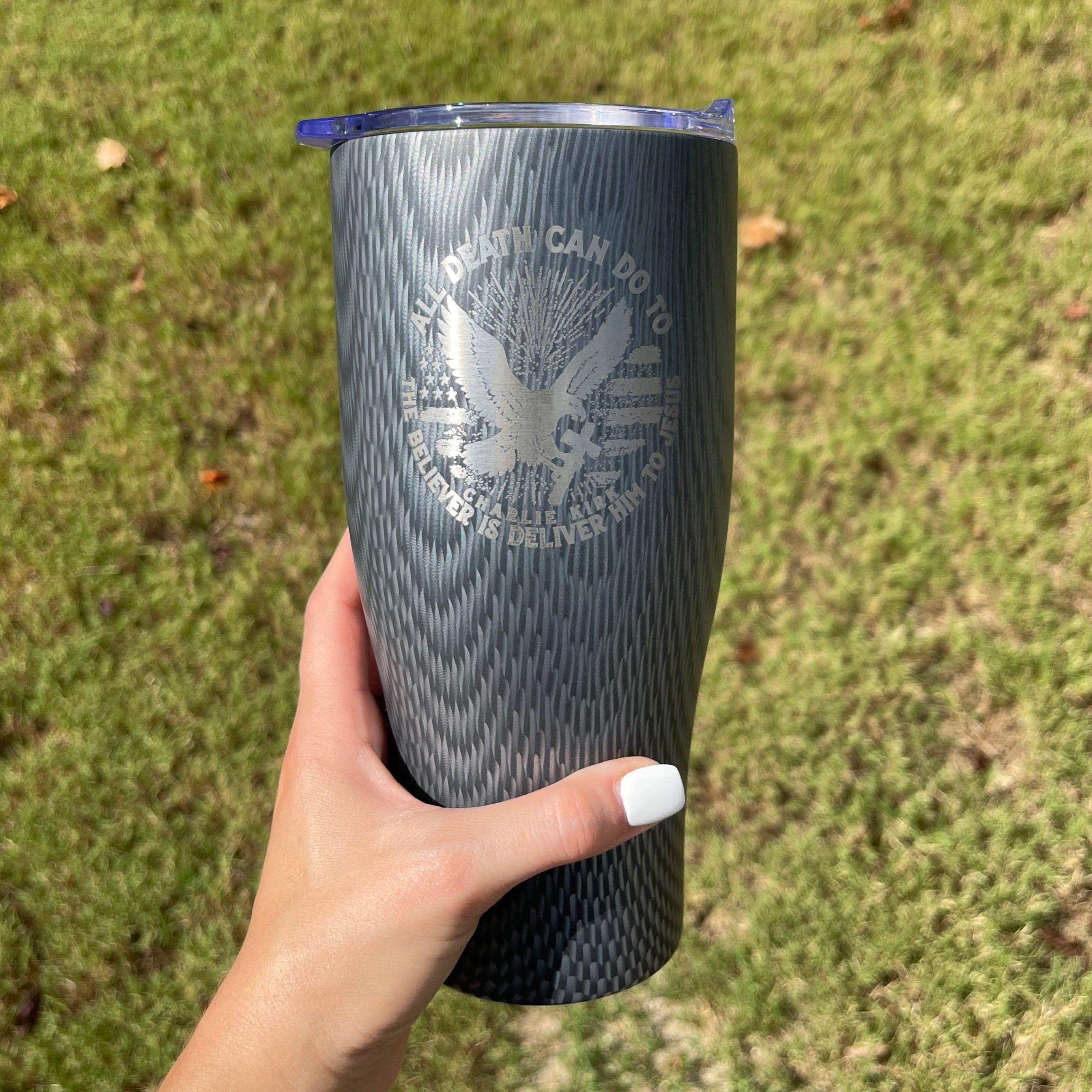 All Death Can Do Carbon Fiber Tumbler maga trump