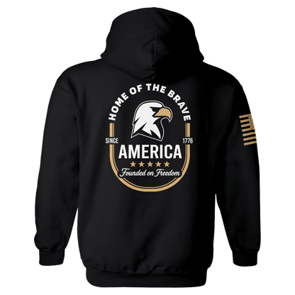 America Founded on Freedom Hoodie maga trump
