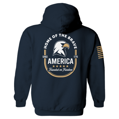 America Founded on Freedom Hoodie maga trump