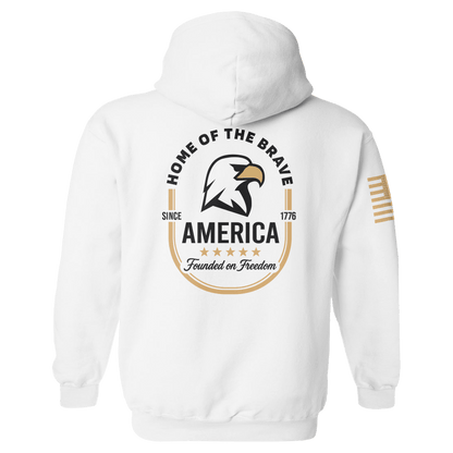 America Founded on Freedom Hoodie maga trump