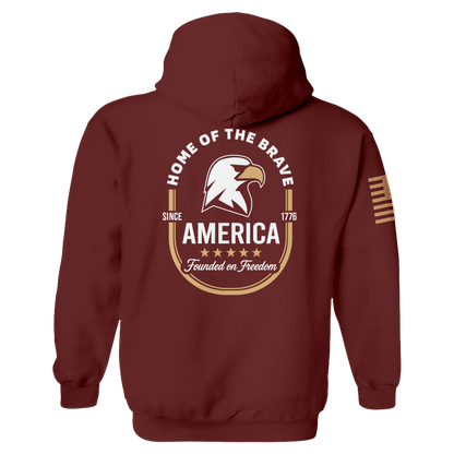 America Founded on Freedom Hoodie | Fall Edition maga trump