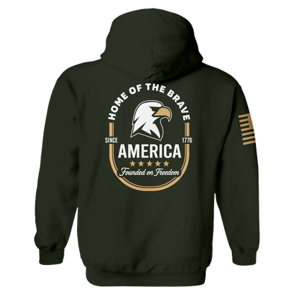 America Founded on Freedom Hoodie | Fall Edition maga trump