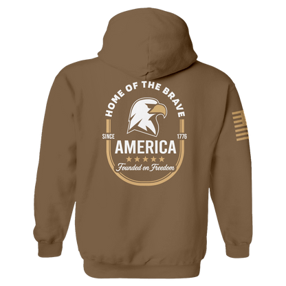 America Founded on Freedom Hoodie | Fall Edition maga trump